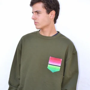 Pocket Sweatshirt Verde Seco